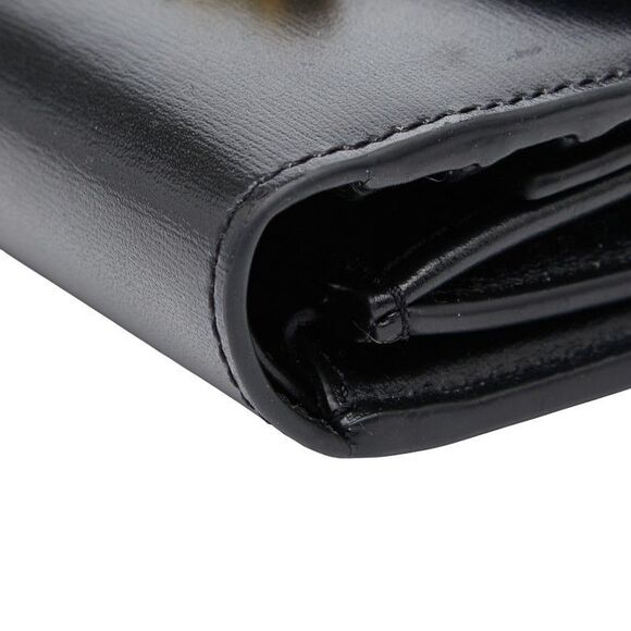 Celine Triomphe Black Leather Women's Celine - Picture 4 of 10